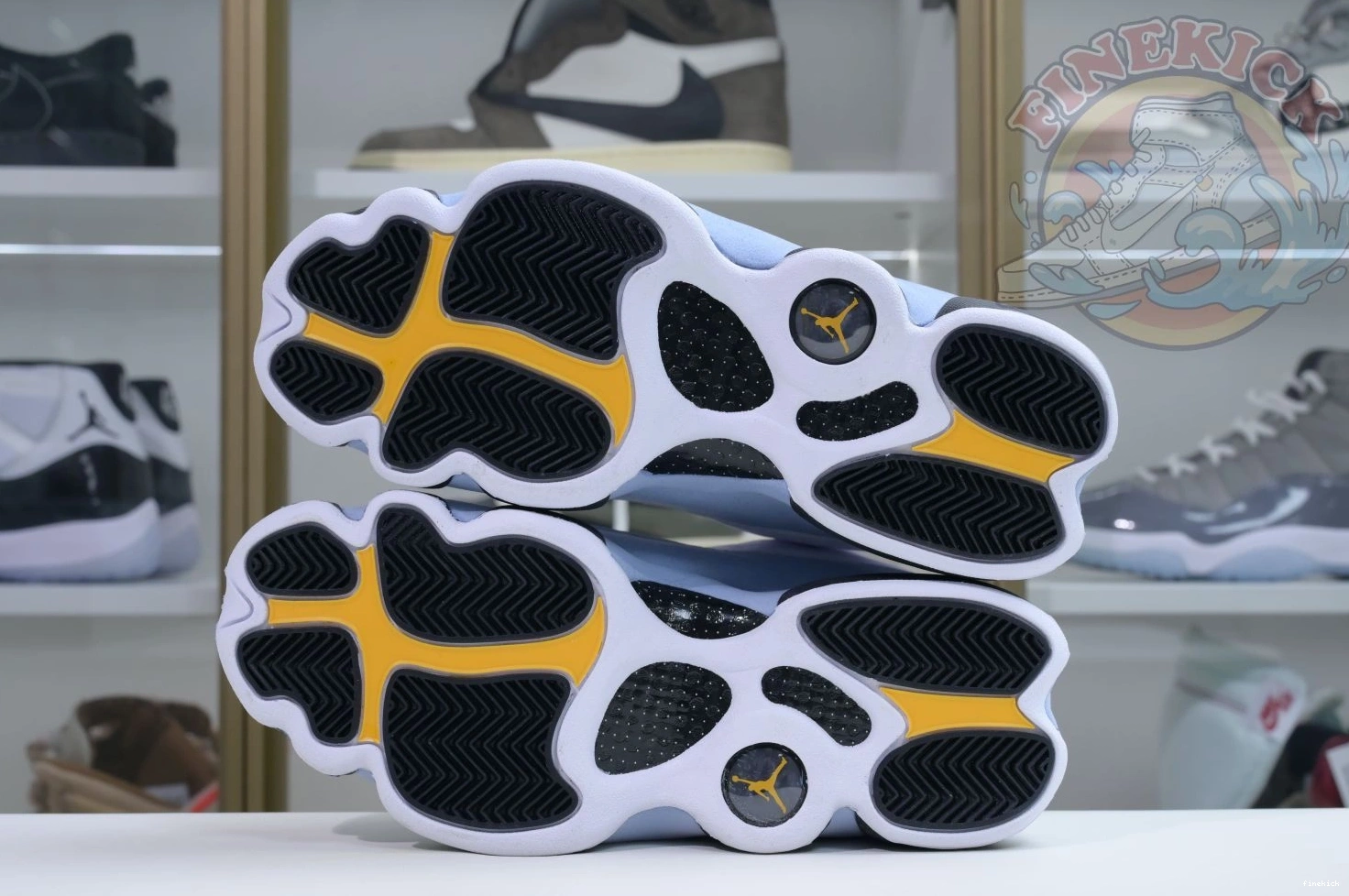 Air Grey” Jordan 13“Blue 0122